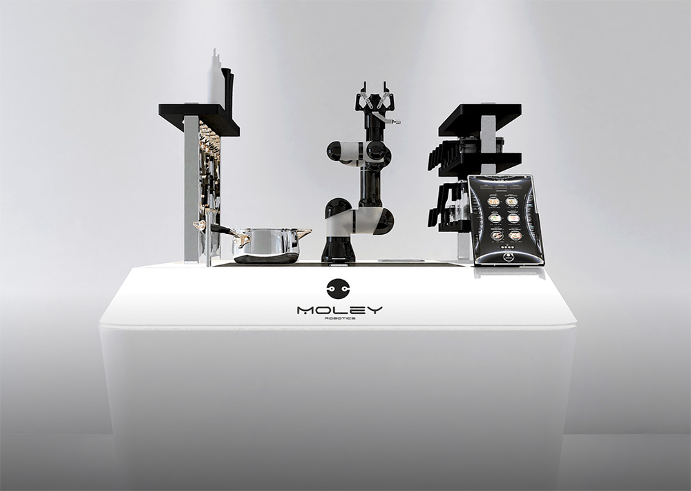 Moley Robotics: bancadas de cozinha robóticas