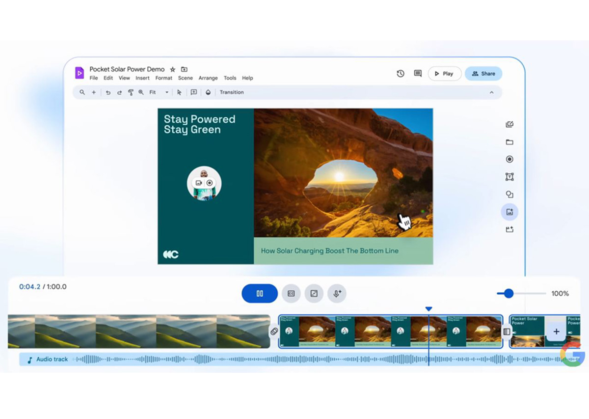 Google Vids é uma ferramenta de criação de vídeos com inteligência artificial no Google Workspace.